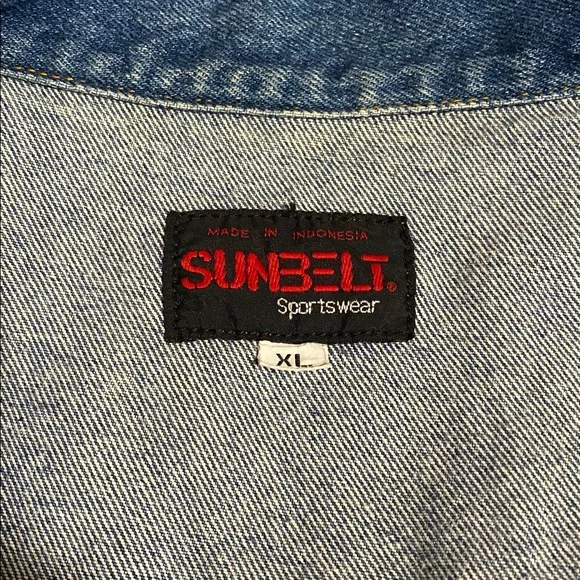 Vintage Sunbelt Blue Denim Jacket - Picture 9 of 12